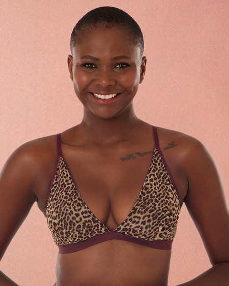 Mesh Contrast Bralette Mesh Contrast Bralette