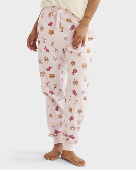 Womens Flan Jogger Sleep Pant Womens Flan Jogger Sleep Pant