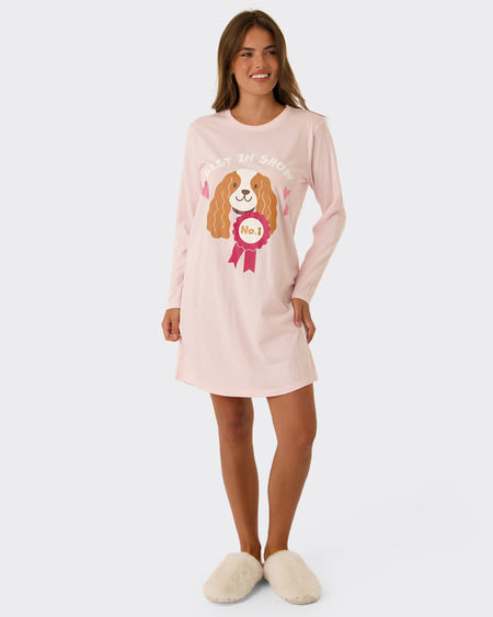 Womens Long Sleeve Nightie Womens Long Sleeve Nightie