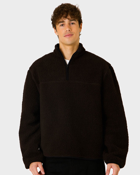 Mens Borg Quarter Zip Sweater Mens Borg Quarter Zip Sweater