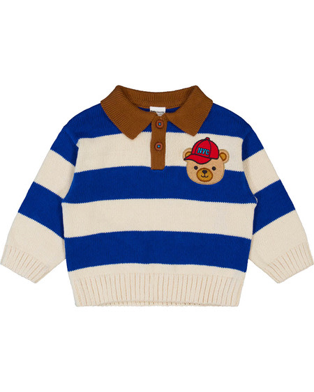 Baby Knitted Rugby Jumper Baby Knitted Rugby Jumper