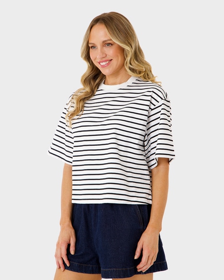 Womens Crop Boxy Tee Womens Crop Boxy Tee