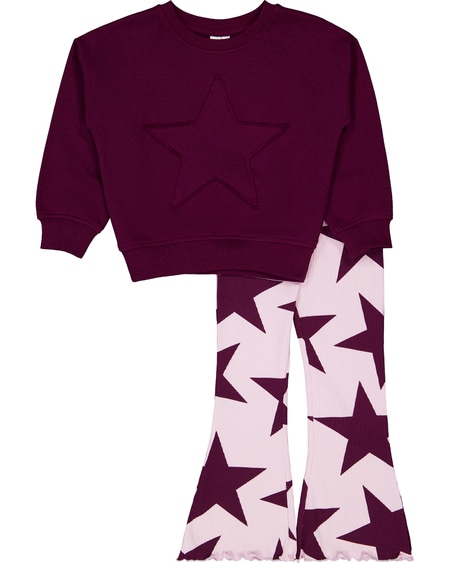 Toddler Girls Two Piece Sweat And Legging Set Toddler Girls Two Piece Sweat And Legging Set