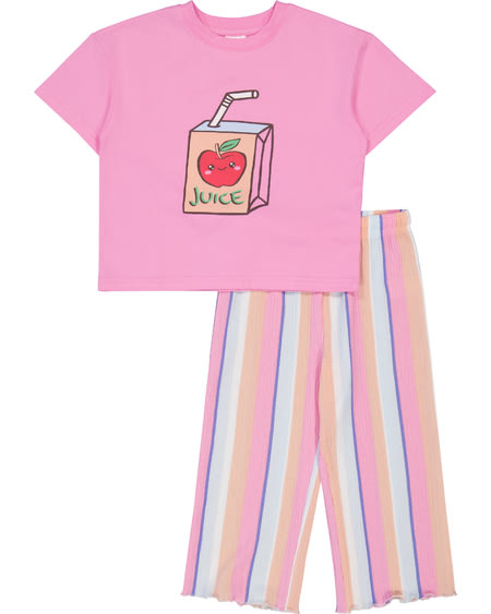 Toddler Girls Two Piece Tee And Pant Set Toddler Girls Two Piece Tee And Pant Set