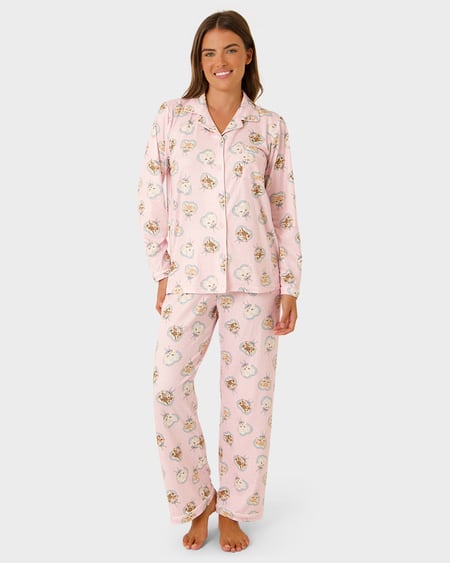 Womens Long Premium Comfort Soft Pyjama Set Womens Long Premium Comfort Soft Pyjama Set
