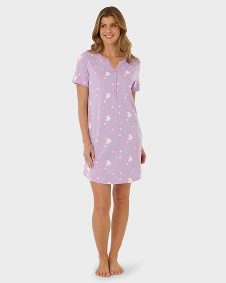 Womens Henley Nightie Womens Henley Nightie