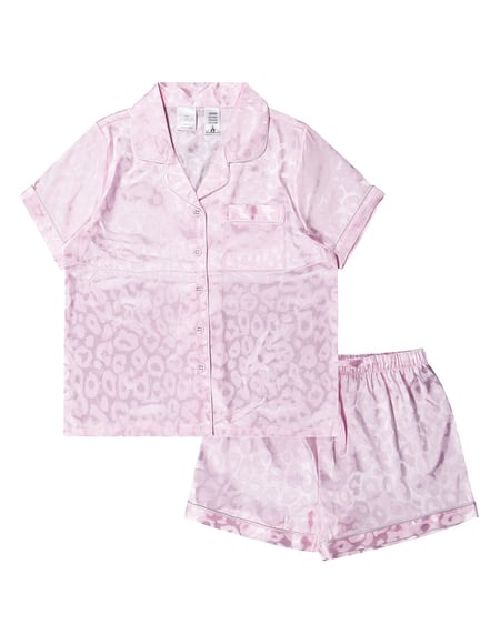 Girls 8-16 Satin Tailored Pj Girls 8-16 Satin Tailored Pj