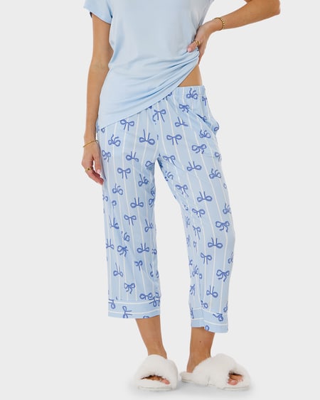 Womens Premium Comfort Soft 3/4 Pj Pant Womens Premium Comfort Soft 3/4 Pj Pant