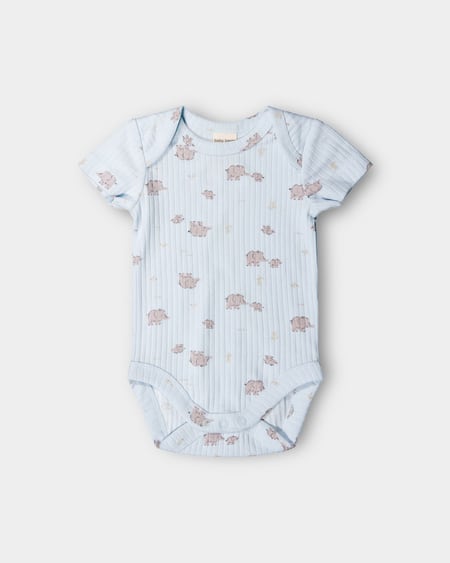 Baby Short Sleeve Organic Cotton Rib Bodysuit Baby Short Sleeve Organic Cotton Rib Bodysuit