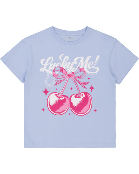 Girls Short Sleeve Print T-Shirt