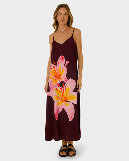 Womens Slip Midi Dress Womens Slip Midi Dress