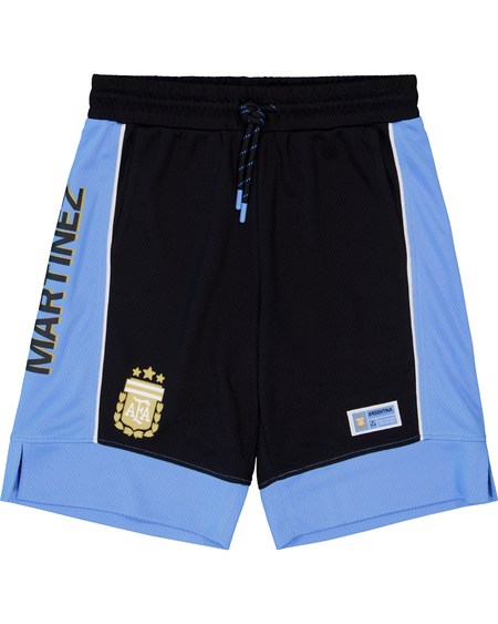 Youth Boys Martinez Argentina Mesh Knit Shorts Youth Boys Martinez Argentina Mesh Knit Shorts