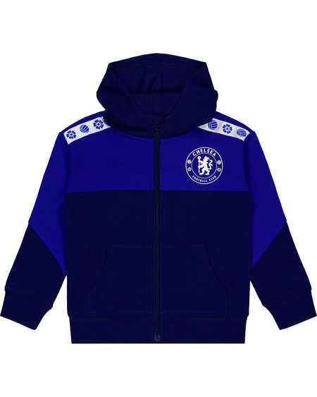 Chelsea FC Kids Retro Zip Hoodie Chelsea FC Kids Retro Zip Hoodie