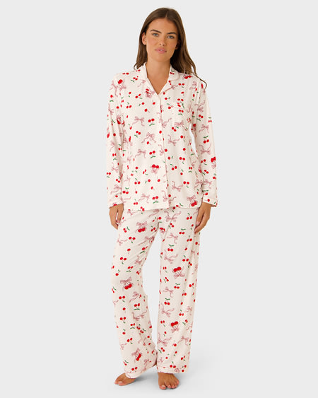 Womens Long Premium Comfort Soft Pyjama Set Womens Long Premium Comfort Soft Pyjama Set