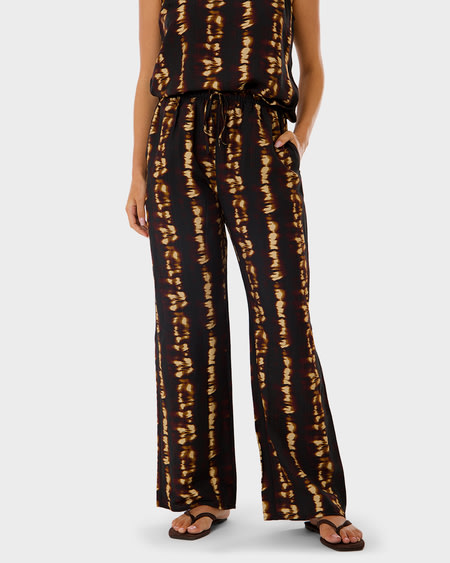 Womens Wide Leg Tie Waist Pant Womens Wide Leg Tie Waist Pant
