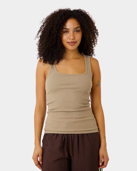 Womens Scoop Neck Rib Tank Womens Scoop Neck Rib Tank