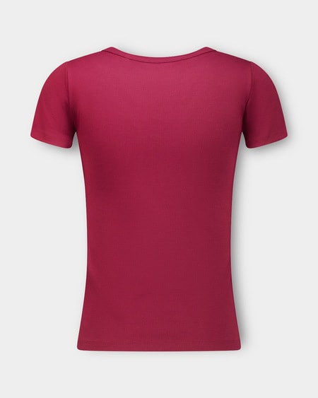 Womens Rib Crew Neck Tee Womens Rib Crew Neck Tee