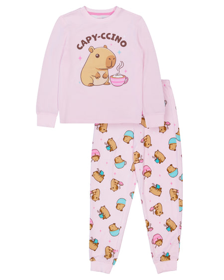 Girls 8-16 Soft Touch Lounge Pyjamas Girls 8-16 Soft Touch Lounge Pyjamas