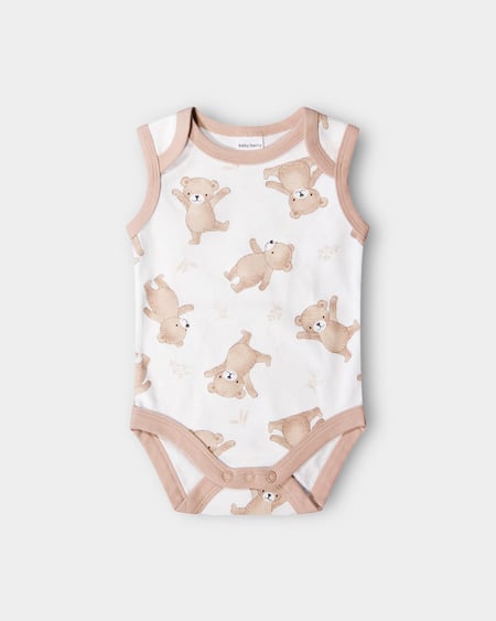 Baby Cotton Sleeveless Bodysuit Baby Cotton Sleeveless Bodysuit