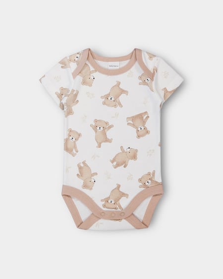 Baby Short Sleeve Cotton Interlock Bodysuit Baby Short Sleeve Cotton Interlock Bodysuit