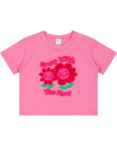 Baby Oversized Tee With Front And Back Puff Print Baby Oversized Tee With Front And Back Puff Print