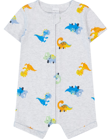 Baby Short Sleeve Zip Romper Baby Short Sleeve Zip Romper