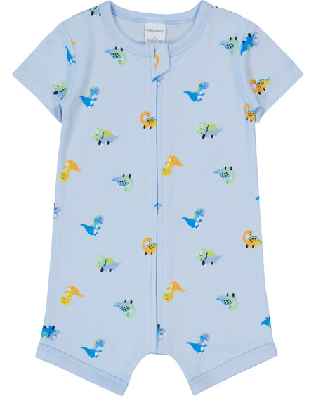 Baby Short Sleeve Zip Romper Baby Short Sleeve Zip Romper