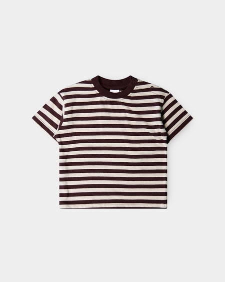 Baby Striped Short Sleeve Tee Baby Striped Short Sleeve Tee