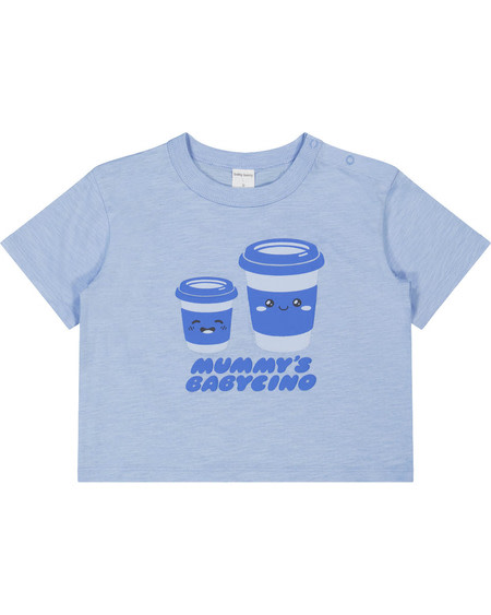 Baby Oversized Tee With Front And Back Puff Print Baby Oversized Tee With Front And Back Puff Print