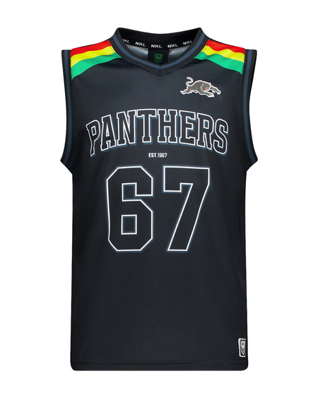 Panthers NRL Youth Mesh Muscle Tank Top Panthers NRL Youth Mesh Muscle Tank Top