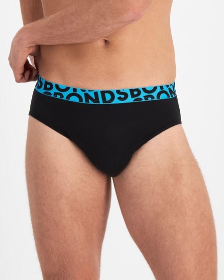 B For Bonds Mens 4 Pack Logo Brief B For Bonds Mens 4 Pack Logo Brief