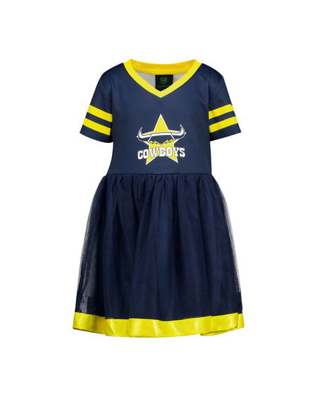 Cowboys NRL Toddler Cheer Dress Cowboys NRL Toddler Cheer Dress