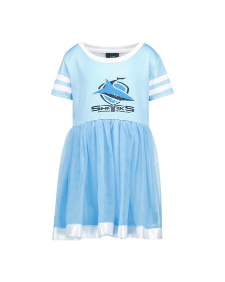 Sharks NRL Toddler Cheer Dress Sharks NRL Toddler Cheer Dress