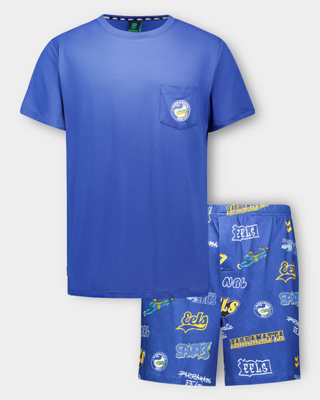 Eels NRL Adult Pyjama Set Eels NRL Adult Pyjama Set