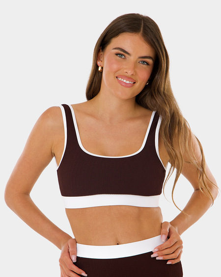 Contrast Crop Bikini Top Contrast Crop Bikini Top