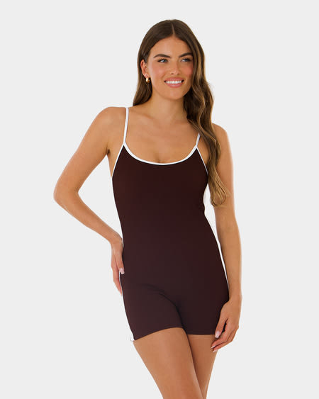 Scoop Neck Swim Romper Scoop Neck Swim Romper