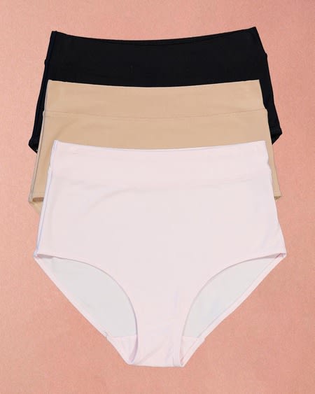 Womens Super Soft Full Brief 3 Pack Womens Super Soft Full Brief 3 Pack