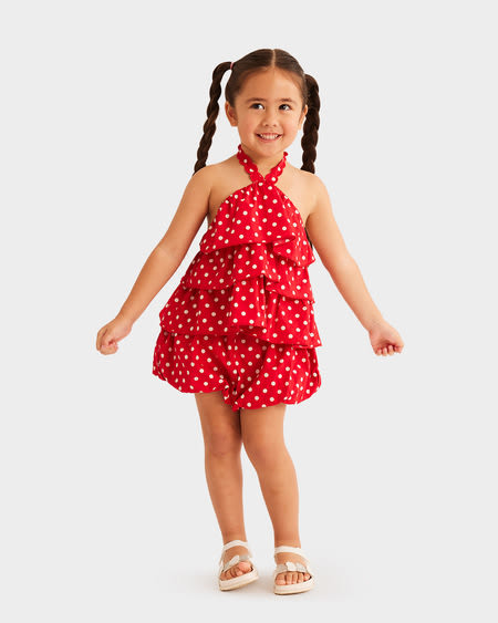 Toddler Girls Spot Bubble Shorts Toddler Girls Spot Bubble Shorts