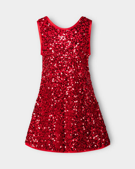Toddler Girls Sequin Bow Dress Toddler Girls Sequin Bow Dress