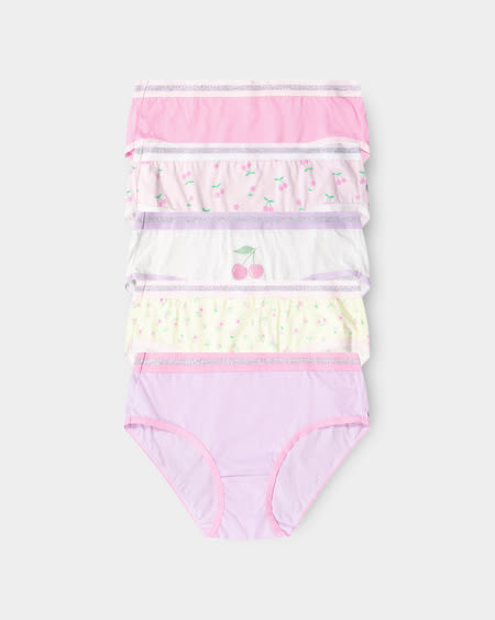 Youth Girls 5 Pack Brief Youth Girls 5 Pack Brief