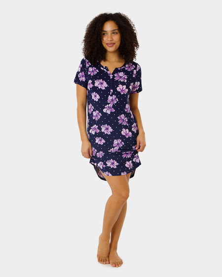 Womens Henley Nightie Womens Henley Nightie