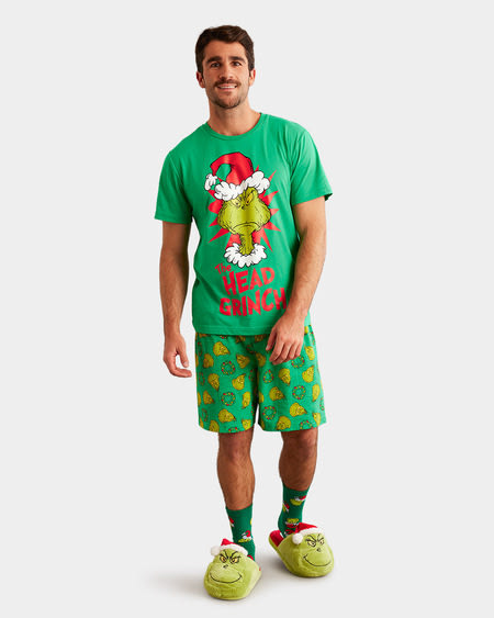 Mens 3XL-5XL The Grinch Pj Set Mens 3XL-5XL The Grinch Pj Set