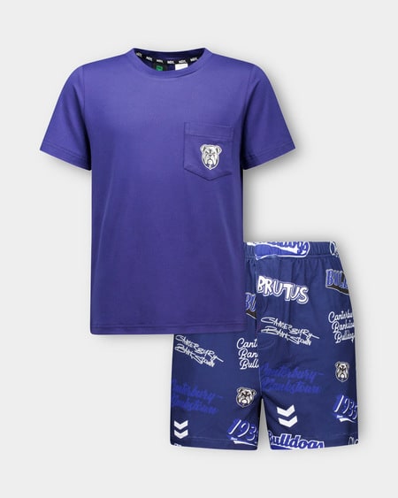 Bulldogs NRL Youth Pyjama Set Bulldogs NRL Youth Pyjama Set