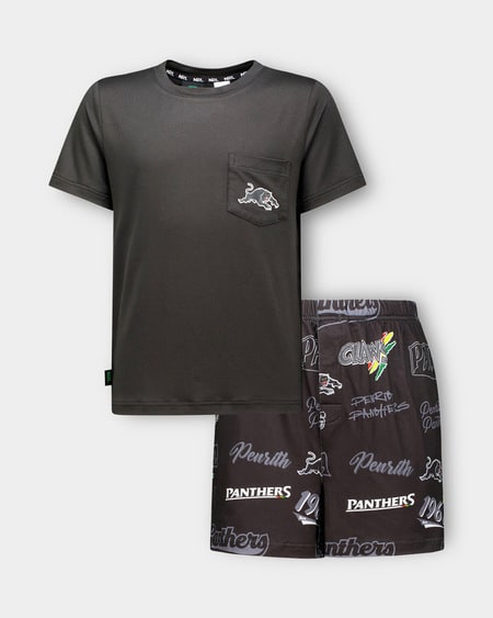 Panthers NRL Youth Pyjama Set Panthers NRL Youth Pyjama Set