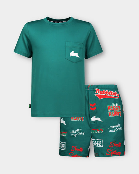 Rabbitohs NRL Youth Pyjama Set Rabbitohs NRL Youth Pyjama Set