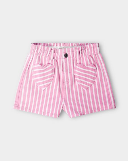 Toddler Girls Heart Denim Short Toddler Girls Heart Denim Short