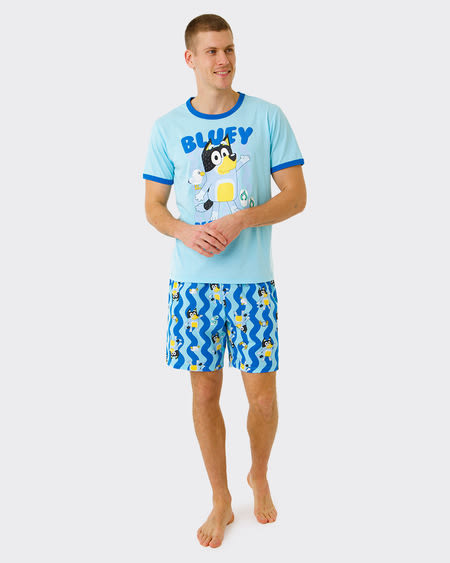 Mens Bluey Pj Mens Bluey Pj