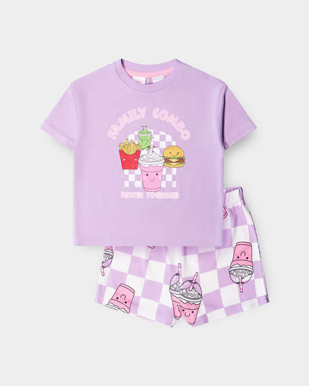 Girls 2-7 Soft Touch Lounge Pyjamas Girls 2-7 Soft Touch Lounge Pyjamas