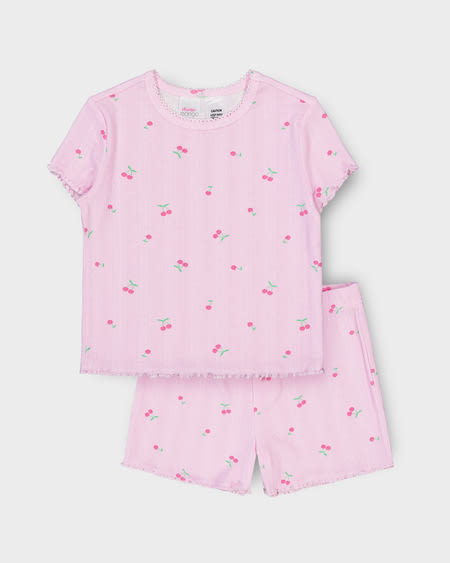 Girls 2-7 Pointelle Pj Girls 2-7 Pointelle Pj