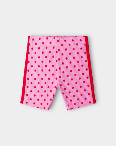Toddler Girls Printed Rib Bike Short Toddler Girls Printed Rib Bike Short